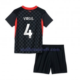 Maillot de Foot Liverpool Virgil van Dijk 4 Troisième 2020-21 - Enfant